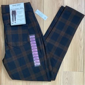Nine West Heidi Ponte Skinny Pull-On Pants